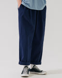 ダブルユーブイプロジェクト(WV PROJECT) Vine Cotton Banding Pants Navy JNLP7591
