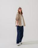 ダブルユーブイプロジェクト(WV PROJECT) Vine Cotton Banding Pants Navy JNLP7591