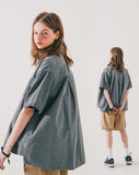 ダブルユーブイプロジェクト(WV PROJECT) Ring denim short-sleeved shirt Gray MJSS7588