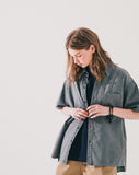 ダブルユーブイプロジェクト(WV PROJECT) Ring denim short-sleeved shirt Gray MJSS7588