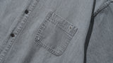 ダブルユーブイプロジェクト(WV PROJECT) Ring denim short-sleeved shirt Gray MJSS7588