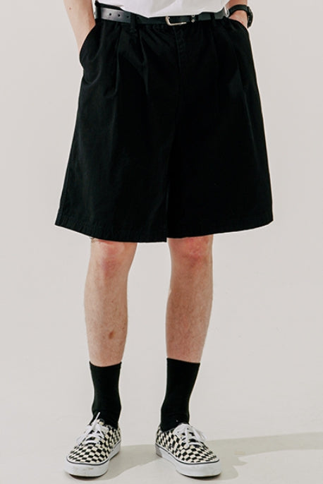 ダブルユーブイプロジェクト(WV PROJECT) Bermuda Village Cotton Pants Black JJSP7592