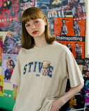 ダブルユーブイプロジェクト(WV PROJECT) Steviewee T-shirt Gray Beige JJST7596