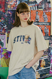 ダブルユーブイプロジェクト(WV PROJECT) Steviewee T-shirt Gray Beige JJST7596