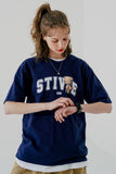 ダブルユーブイプロジェクト(WV PROJECT) Steviewee T-shirt Gray Navy JJST7596