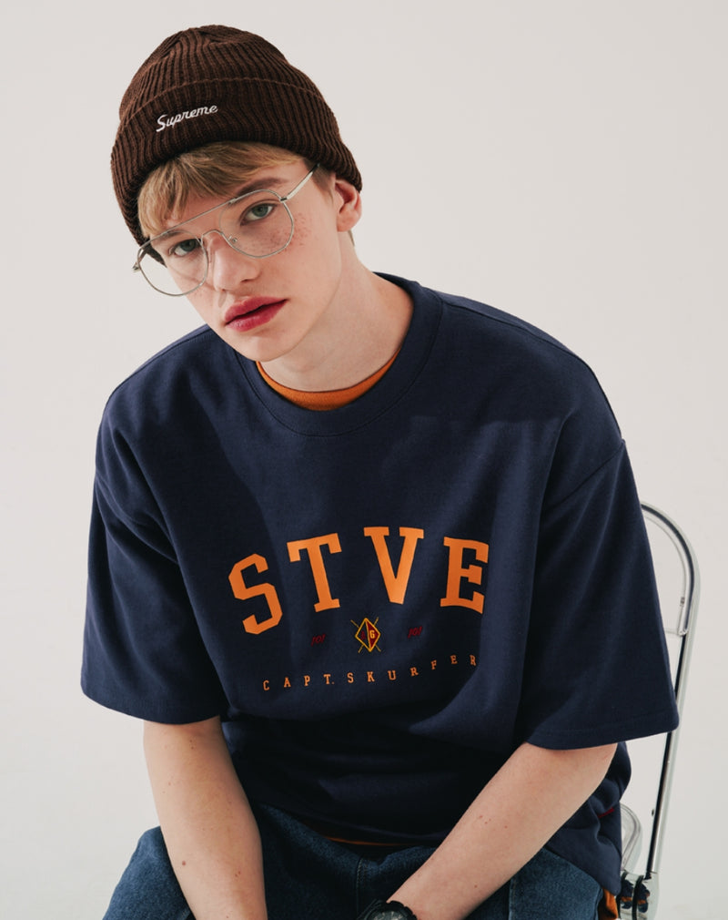 ダブルユーブイプロジェクト(WV PROJECT) Stevie College T-Shirt Navy SHST7597