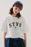 ダブルユーブイプロジェクト(WV PROJECT) Stevie College T-Shirt Ivory SHST7597