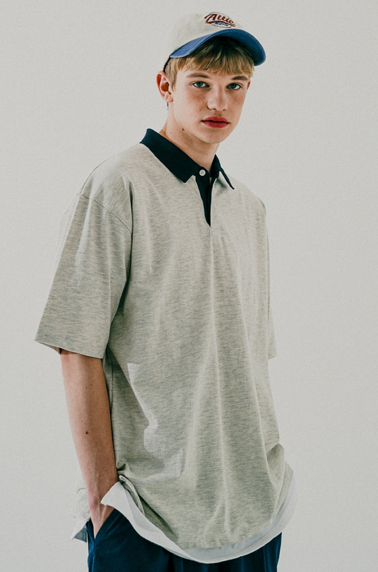 ダブルユーブイプロジェクト(WV PROJECT)Berry Color T-shirt Oatmeal KMST7598