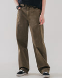 ダブルユーブイプロジェクト(WV PROJECT) Fade Color Cotton Pants Mocha Brown SHLP7608