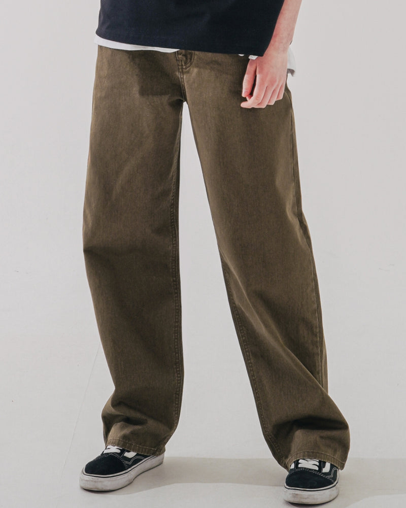 ダブルユーブイプロジェクト(WV PROJECT) Fade Color Cotton Pants Mocha Brown SHLP7608