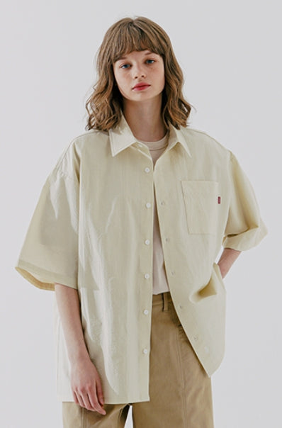 ダブルユーブイプロジェクト(WV PROJECT) Round Lon T-Shirt Light Beige JNSS7590