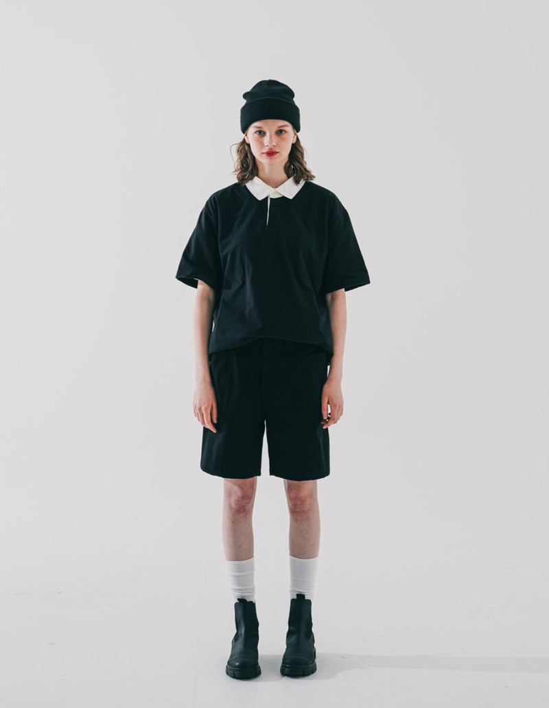 ダブルユーブイプロジェクト(WV PROJECT) Garden Shorts Black KMSP7593