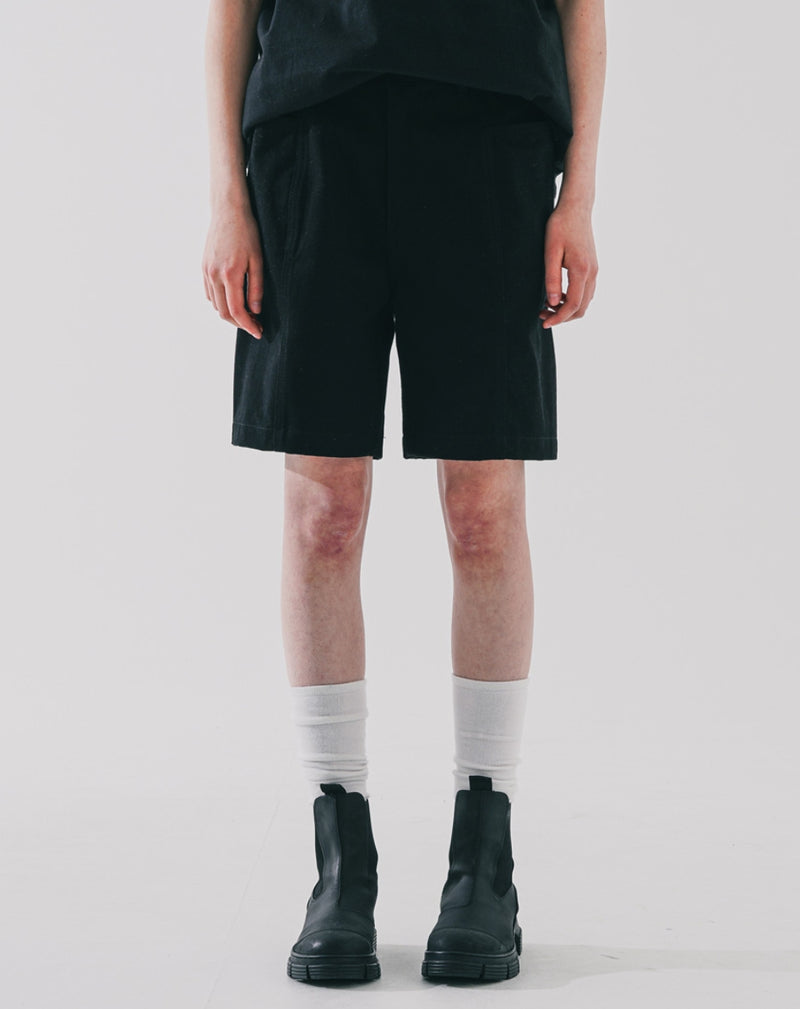 ダブルユーブイプロジェクト(WV PROJECT) Garden Shorts Black KMSP7593
