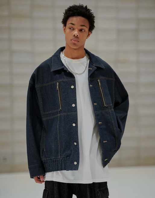 EZKATON (エズカートン) EZ Multi-Chain Denim Jacket 2 Types EZKATON (エズカートン) EZ Multi-Chain Denim Jacket 2 Types