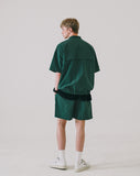 ダブルユーブイプロジェクト(WV PROJECT) Code short-sleeved jacket Green MJST7599