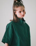 ダブルユーブイプロジェクト(WV PROJECT) Code short-sleeved jacket Green MJST7599