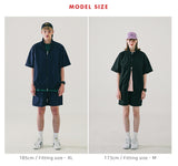 ダブルユーブイプロジェクト(WV PROJECT) Code short-sleeved jacket Navy MJST7599