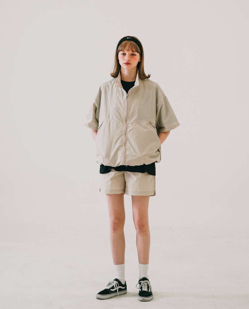 ダブルユーブイプロジェクト(WV PROJECT) Code short-sleeved jacket Light Beige MJST7599