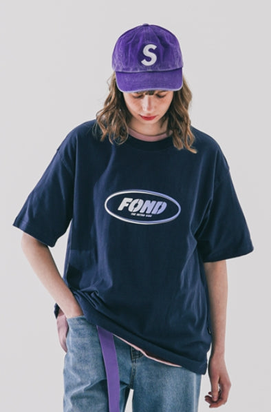 ダブルユーブイプロジェクト(WV PROJECT) Retrored T-shirt Navy JIST7594