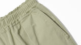 ダブルユーブイプロジェクト(WV PROJECT) Deep Tuck Loose Fit Tapered Banding Pants Khaki Gray SHLP7606