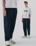 ダブルユーブイプロジェクト(WV PROJECT) Deep Tuck Loose Fit Tapered Banding Pants Navy SHLP7606