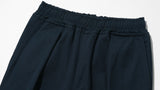 ダブルユーブイプロジェクト(WV PROJECT) Deep Tuck Loose Fit Tapered Banding Pants Navy SHLP7606