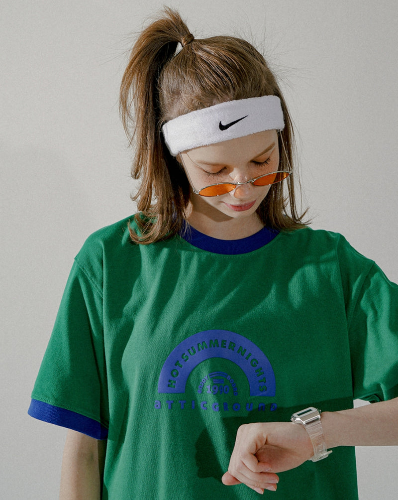 ダブルユーブイプロジェクト(WV PROJECT) Summer Night T-shirt Green MJST7604