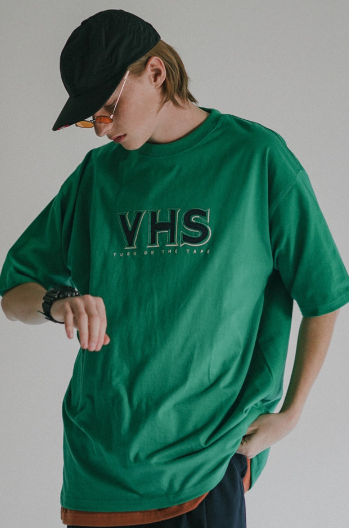 ダブルユーブイプロジェクト(WV PROJECT) Mix T-Shirt Green JIST7603