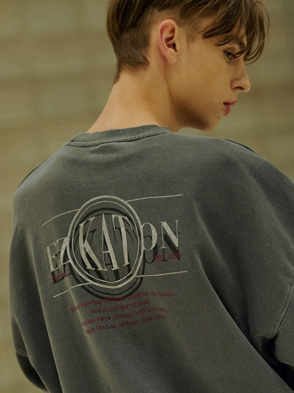 EZKATON (エズカートン)　Magner Pigment Washing Sweatshirt 5 Type YMMT6578