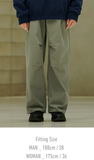 EZKATON (エズカートン)　4 types of pintuck wide cotton pants YMLP6577