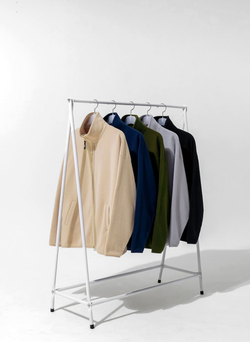 ティーダブリューエヌ(TWN) MILK MIX FLEECE ZIP UP JACKET 6COLOR SHOT3410