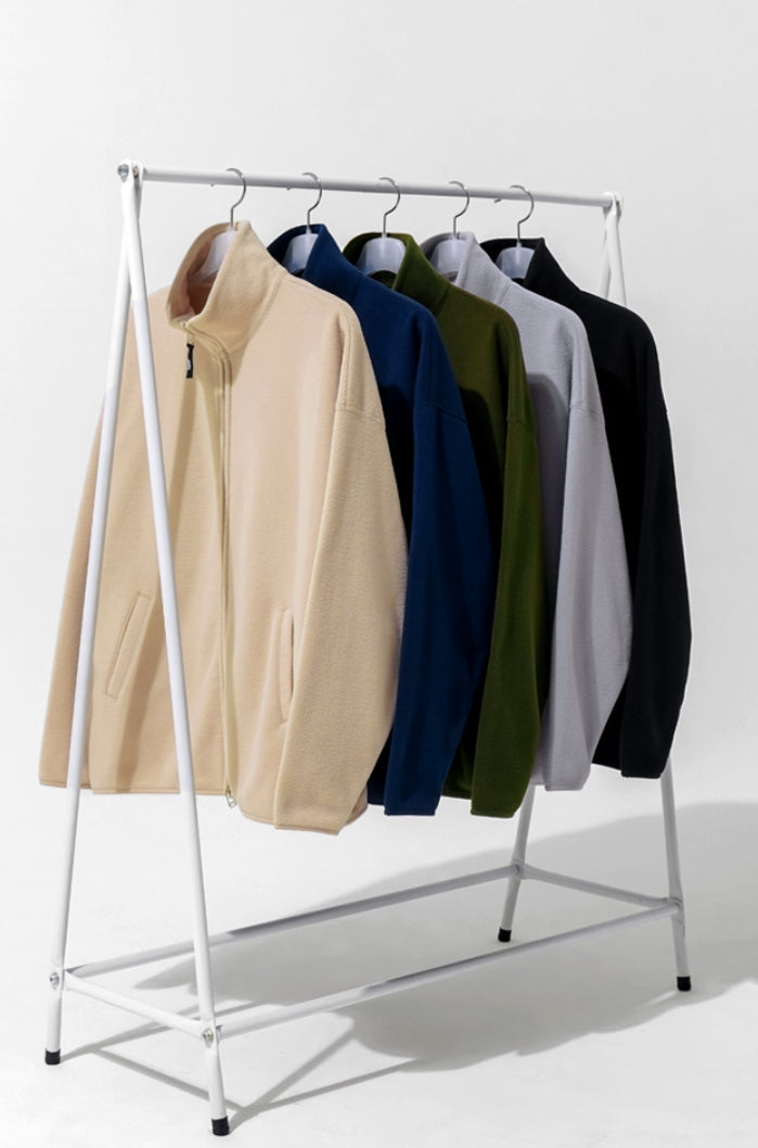 ティーダブリューエヌ(TWN) MILK MIX FLEECE ZIP UP JACKET 6COLOR SHOT3410