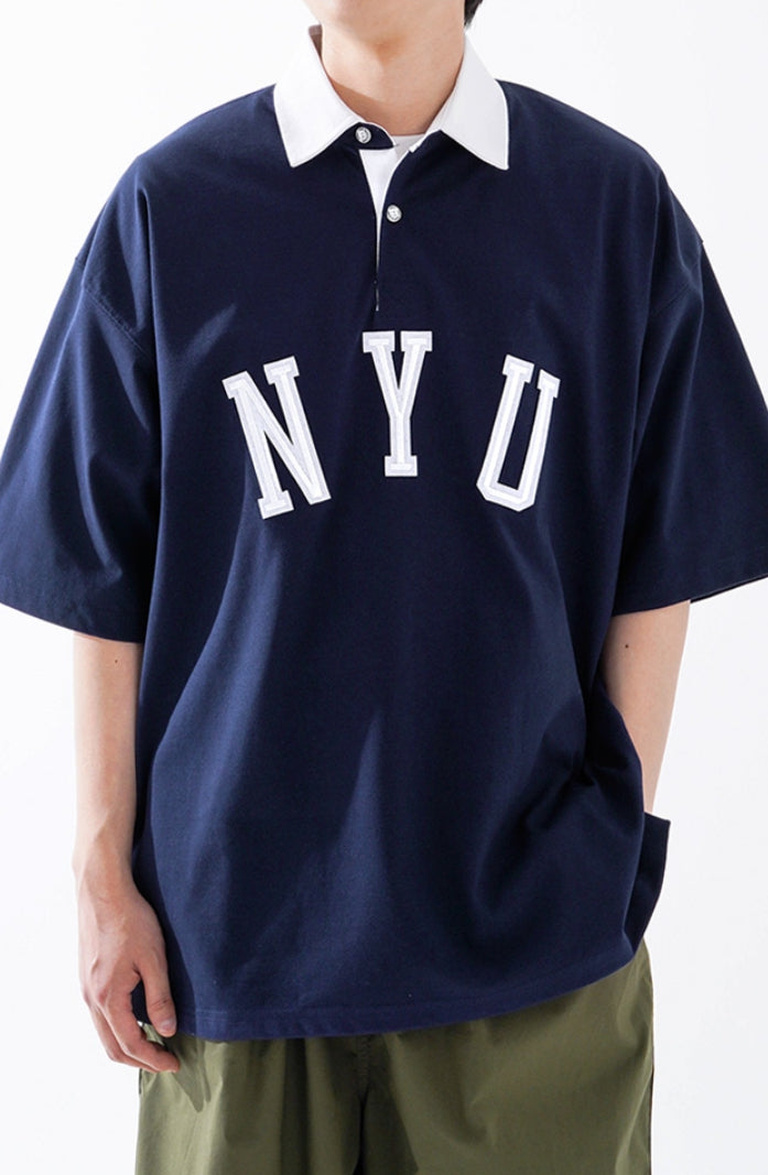 ティーダブリューエヌ(TWN) NYU COLLAR SHORT SLEEVE 4COLOR STST3451