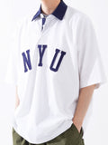 ティーダブリューエヌ(TWN) NYU COLLAR SHORT SLEEVE 4COLOR STST3451