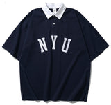 ティーダブリューエヌ(TWN) NYU COLLAR SHORT SLEEVE 4COLOR STST3451