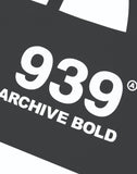 ARCHIVE BOLD (アーカイブボールド)　939 LOGO ECO BAG (BLACK)
