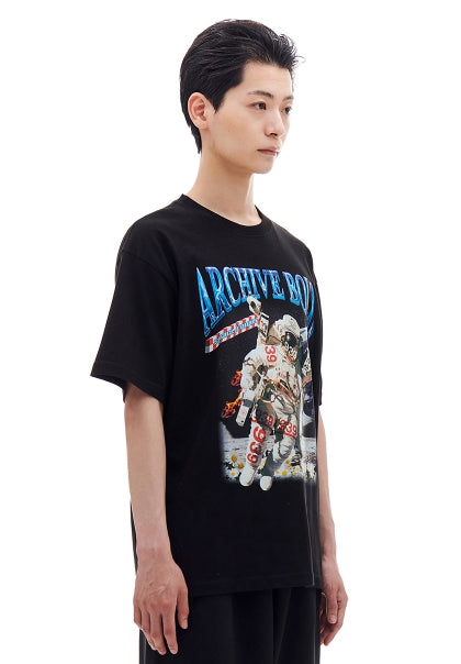 ARCHIVE BOLD (アーカイブボールド)　939 SPACE MAN T-SHIRTS (BLACK)
