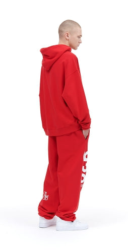 ARCHIVE BOLD (アーカイブボールド)　939 LOGO SWEAT PANTS (DEEP RED)