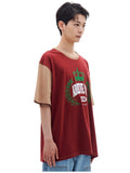 ARCHIVE BOLD (アーカイブボールド)　CROWN OVERSIZED T-SHIRTS (BURGUNDY)