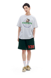 ARCHIVE BOLD (アーカイブボールド)　939 LOGO SWEAT SHORTS (DEEP GREEN)