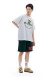 ARCHIVE BOLD (アーカイブボールド)　939 LOGO SWEAT SHORTS (DEEP GREEN)