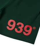 ARCHIVE BOLD (アーカイブボールド)　939 LOGO SWEAT SHORTS (DEEP GREEN)