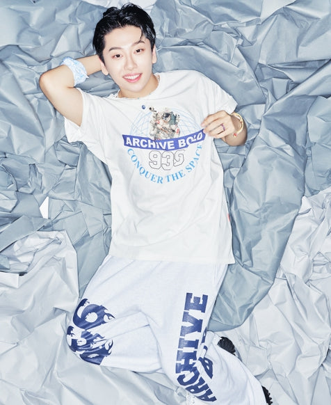 ARCHIVE BOLD (アーカイブボールド)　CONQUER THE SPACE T-SHIRTS (WHITE)