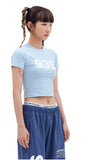 ARCHIVE BOLD (アーカイブボールド)　939 LOGO CROP TOP (SKY BLUE)