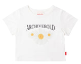 ARCHIVE BOLD (アーカイブボールド)　DAISY CROP TOP (WHITE)