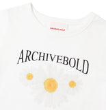 ARCHIVE BOLD (アーカイブボールド)　DAISY CROP TOP (WHITE)