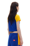 ARCHIVE BOLD (アーカイブボールド)　CROWN CROP TOP (BLUE)