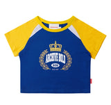 ARCHIVE BOLD (アーカイブボールド)　CROWN CROP TOP (BLUE)