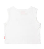 ARCHIVE BOLD (アーカイブボールド)　ARCH LOGO SLEEVELESS TOP (WHITE)