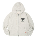 ARCHIVE BOLD (アーカイブボールド)　ARCH LOGO HOOD ZIP-UP (OATMEAL)